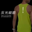【A-MYZONE】男款 馬拉松競速版運動背心-螢光黃(馬拉松/慢跑背心/路跑背心)