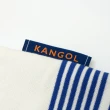 【KANGOL】長袖 大學T 中性 白藍 條紋圓領T(6255100700)