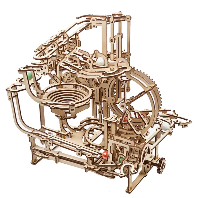 【Ugears】瘋狂彈珠台2號-階梯升降系統