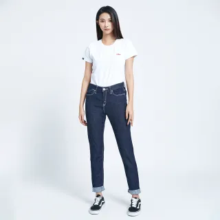 【EDWIN】女裝 E-FUNCTION 窄管牛仔褲(原藍色)