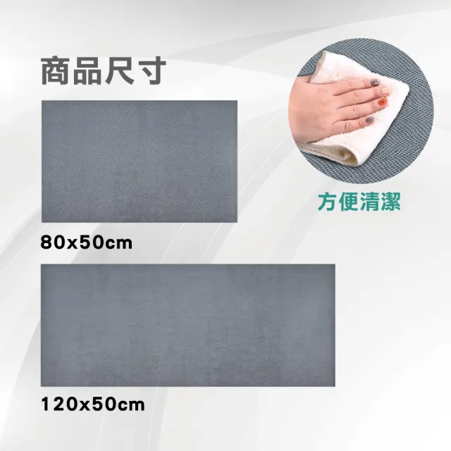 【怪獸居家生活】日竹門 台灣製 高質感 廚房皮革紋路地墊 80x50cm(吸水地墊/廚房地墊/珪藻土地墊)