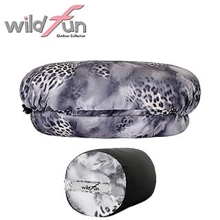 【WildFun 野放】可調式舒適頭枕(灰色豹紋)
