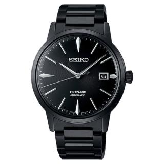 【SEIKO 精工】PRESAGE 東京黑天鵝絨調酒動力儲存機械錶/39.5mm雙11限定(4R35-05E0SD SRPJ15J1)