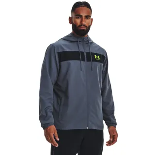 【UNDER ARMOUR】UA 男 SPORTSTYLE防風外套 _1361621-044(灰)