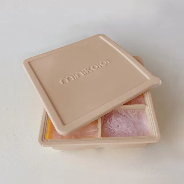 【minikoioi】土耳其製 矽膠副食品分裝盒 多色可選(矽膠餐具)