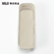 【MUJI 無印良品】聚酯纖維麻收納箱/淺型/半(約寬13×深37×高12 cm)