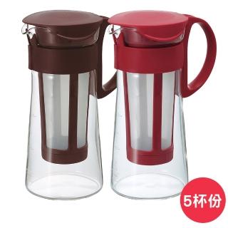 【HARIO】冷泡咖啡壺 600ml/ 5杯(兩色可選-平行輸入)