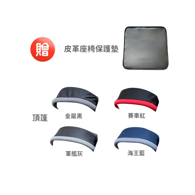 【Safety Baby 適德寶】德國 0-12歲 ISOFIX 安全帶兩用360度旋轉汽車安全座椅(附同色頂篷+皮革座椅保護墊)