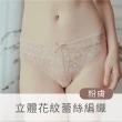 【Sexy in Shape】3件組／英倫女士 經典蕾絲丁字褲
