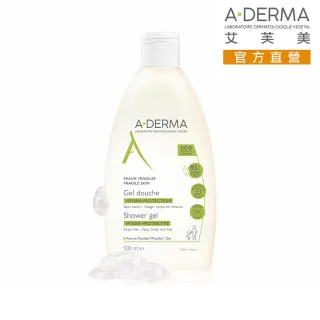 【A-DERMA 艾芙美官方直營】燕麥新葉潔膚泡沫凝膠500ml(舒緩保濕洗顏凝膠 / 臉及身體均適用)