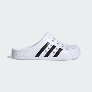 【adidas 愛迪達】Adilette Clog 男女鞋 運動 休閒 拖鞋 涼鞋 夏天 游泳 海邊 愛迪達 白(FY8970)