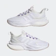 【adidas 愛迪達】女 慢跑鞋 運動鞋 跑鞋 透氣 緩震 運動 健身 ALPHABOUNCE+ 白紫