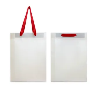 【CLEAN 克林】瞇瞇兔 DIY創意繪圖半透明提袋(禮物袋 禮品袋 手提紙袋 提袋 裝飾 繽紛可愛 特別 禮物包裝)