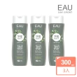 【EAU淨耀】三合一運動潔浴露300ml 海鹽鼠尾草x3入組(洗髮+沐浴+潔顏 三合一)