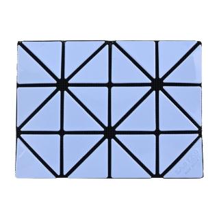 【ISSEY MIYAKE 三宅一生】BAOBAO 3x4亮面雙色名片夾(藍/灰藍)