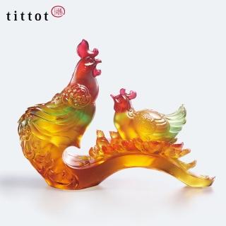 【tittot 琉園】錦四喜(送禮/琉璃/禮物/玻璃/藝術品/擺飾/過年應景)