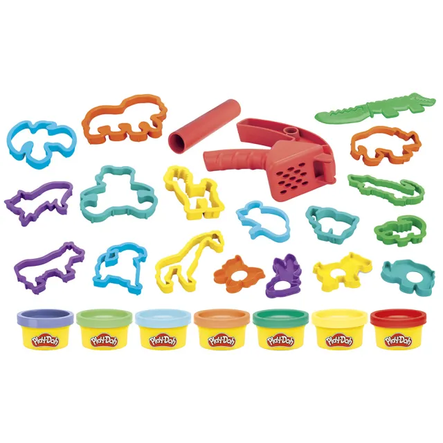 【PLAYDOH 培樂多】其他系列(創意小模具黏土遊戲組 ANIMALS SET F7384)