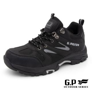 【G.P】男款登山休閒鞋P0660M-10黑色(SIZE:40-44 共三色)