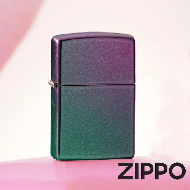 【Zippo官方直營】虹彩亮漆-素面-防風打火機(美國防風打火機)