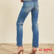 【BLUE WAY】女裝 自然系高腰率性丹寧直筒褲 牛仔褲-ET BOITE箱子
