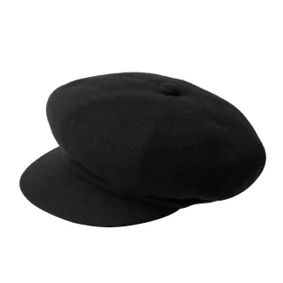 【KANGOL】WOOL 報童帽(黑色)