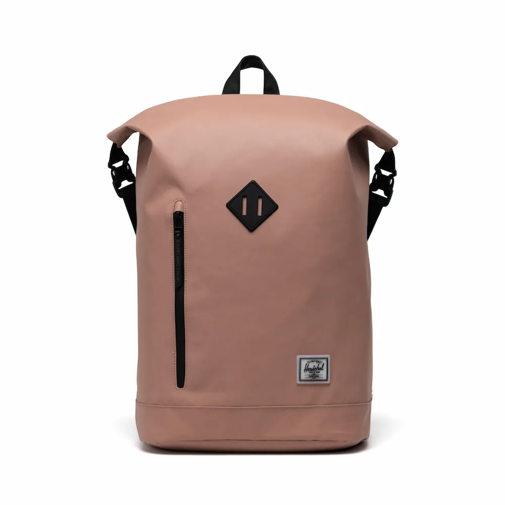 【Herschel】官方直營 Roll Top 後背包 15吋 筆電 大容量 防水 環保材質 玫瑰粉