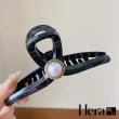 【HERA 赫拉】韓系復古珍珠鯊魚夾 H111100401(髮飾 鯊魚夾)