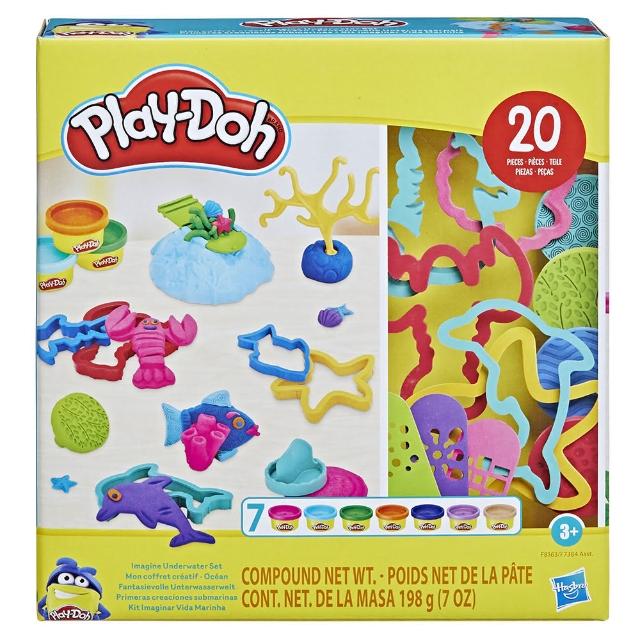 【PLAYDOH 培樂多】其他系列(創意小模具黏土遊戲組 UNDERWATER SET F7384)