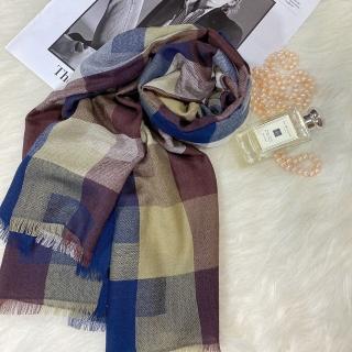 【F.M&Carol】披肩圍巾-寂靜設計師系列-100%純喀什米爾羊絨披肩(泊雅英倫)