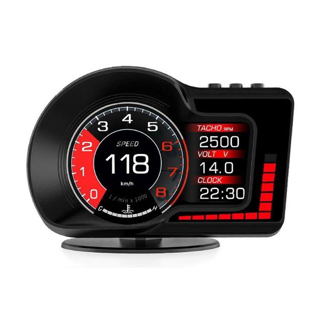 【FLYone】F15 液晶儀表 OBD2+GPS 雙系統 多功能 HUD抬頭顯示器