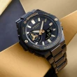 【CASIO 卡西歐】G-STEEL系列 黑金 藍芽連線 X 太陽能電力 多功能腕錶 禮物推薦 畢業禮物(GST-B500BD-1A9)