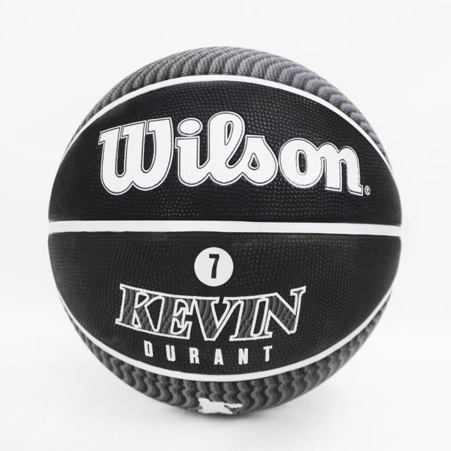 WILSON NBA Durant 籃球7號 球員系列 耐磨橡膠 室外適用 籃網 黑灰(WZ4006001)