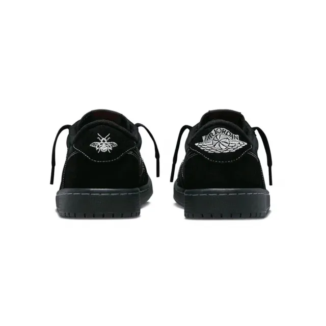 【NIKE 耐吉】Travis Scott x Air Jordan 1 Low OG Black Phantom 全黑幻影 倒勾 DM7866-001