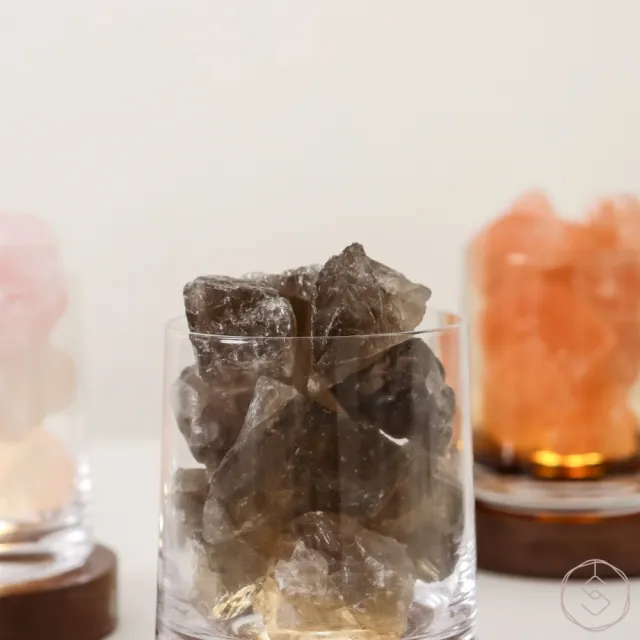 【SPANCONNY 飾品控】多款水晶自由選 l 黑胡桃木燈座 l 水晶氣氛燈(桌燈/小夜燈/水晶燈)