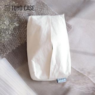 【日本TOYO CASE】棉麻布壁掛磁吸式口罩收納袋-3色可選(口罩收納盒/口罩收納掛袋/口罩防塵套)