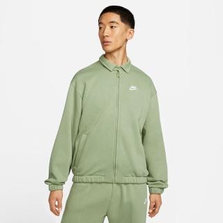 【NIKE 耐吉】外套 男款 運動外套 夾克 AS M NK CLUB BB HARRINGTON JKT 綠 DX0540-386