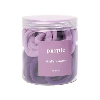 【ins時尚】漸變色高彈力髮圈-50根(髮飾 頭飾 彈性 編髮 造型 橡皮筋 綁頭髮 綁馬尾 辮子 表演 髮繩)