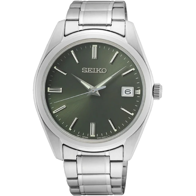 【SEIKO 精工】CS 城市簡約手錶-40.2mm 送行動電源(SUR527P1/6N52-00A0G)
