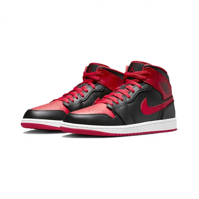 NIKE 耐吉】Air Jordan 1 Mid Alternate Bred 黑紅腳趾高筒DQ8426-060