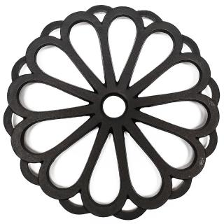 【福介商店】南部鐵器 日本鑄鐵壺墊 巖鑄 輪菊 大(鍋墊 隔熱墊 茶具)