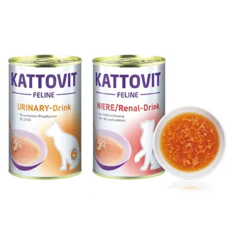 【Kattovit 康特維】德國貓咪處方食品貓罐-營養肉汁135ml*12入(處方罐、全齡貓 腎臟 泌尿保健)