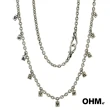 【OHM Beads】Prayer Flag Necklace 祈禱旗幟項鍊-90cm(925純銀)