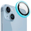 【Ayss】iPhone 14 Plus 6.7吋 陶瓷工藝包覆式鏡頭保護貼(陶瓷工藝/9H硬度/AR光學/抗指紋-2入-夜光藍色)