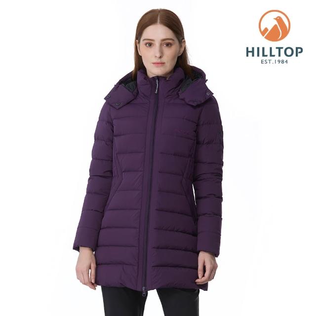 【Hilltop 山頂鳥】羽絨長大衣 女款 深紫｜PF21XF90ECJ0