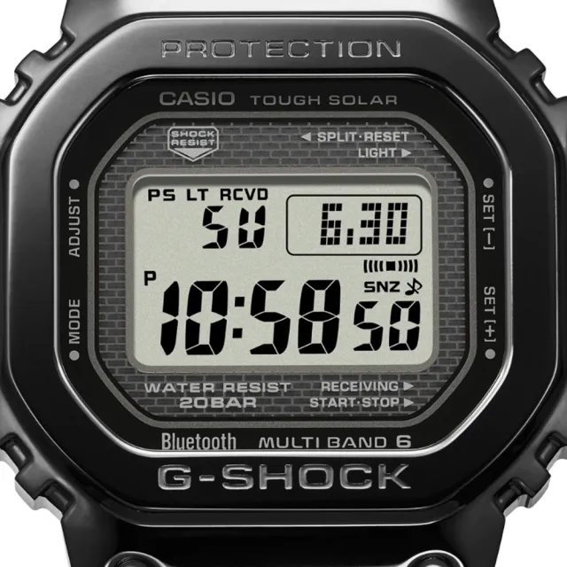 CASIO 卡西歐】G-SHOCK 40週年限定電波藍牙太陽能電力全金屬塗鴉藝術家