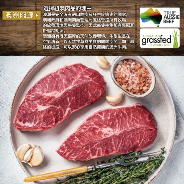 【約克街肉舖】澳洲小牛嫩肩牛排12片(100g±10%/片 1包2片共6包) _momo美味標章認證