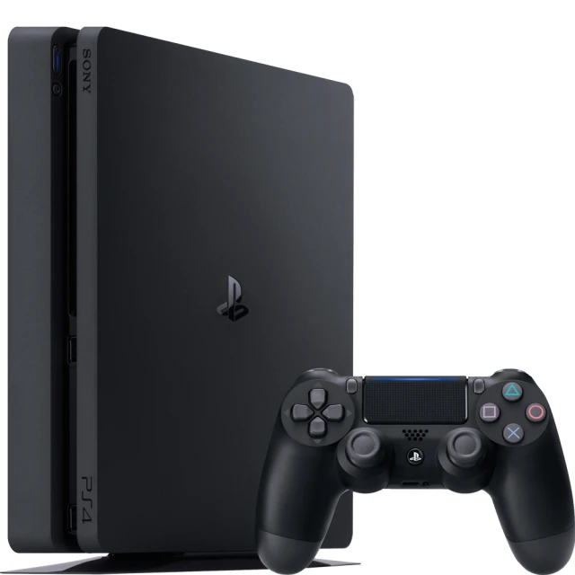 SONY 索尼 PS4 Slim 主機 黑 + 指定遊戲兩片(台灣公司貨-1TB 2218型)