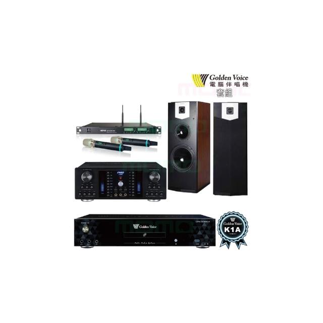 【金嗓】K1A+FNSD A-380N+ACT-8299PRO++SK-500V(6TB伴唱機+卡拉OK綜合擴大機+無線麥克風+落地型喇叭)
