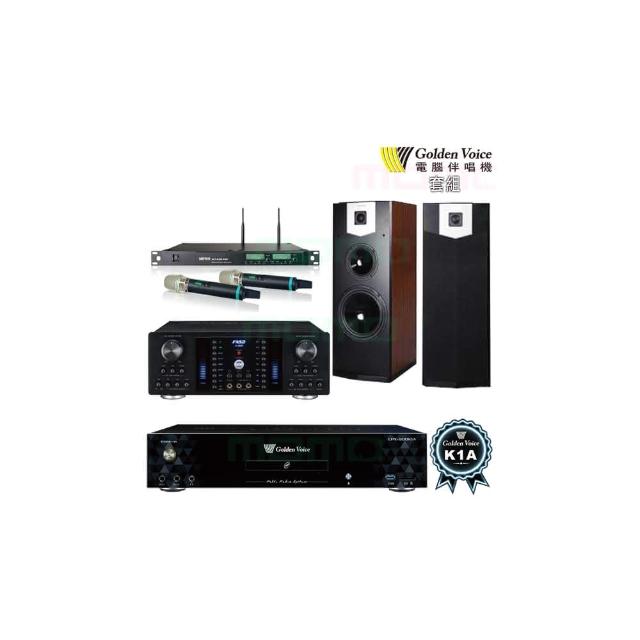 【金嗓】K1A+FNSD A-380N+ACT-8299PRO++SK-500V(6TB伴唱機+卡拉OK綜合擴大機+無線麥克風+落地型喇叭)