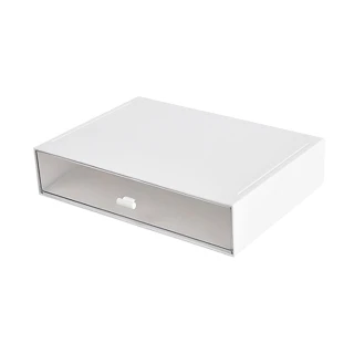 【日創生活】可疊加桌上抽屜收納盒-3件組(抽屜盒 收納盒 置物盒)